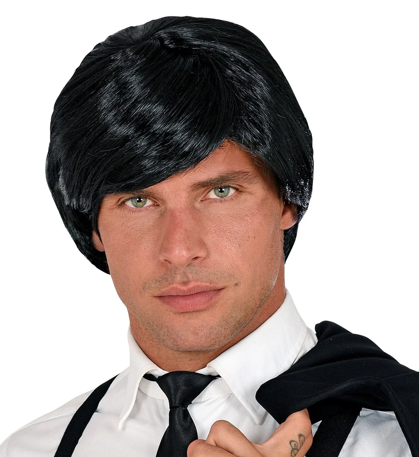 Peluca Morena con Raya al Lado Pelucas Morenas Widmann