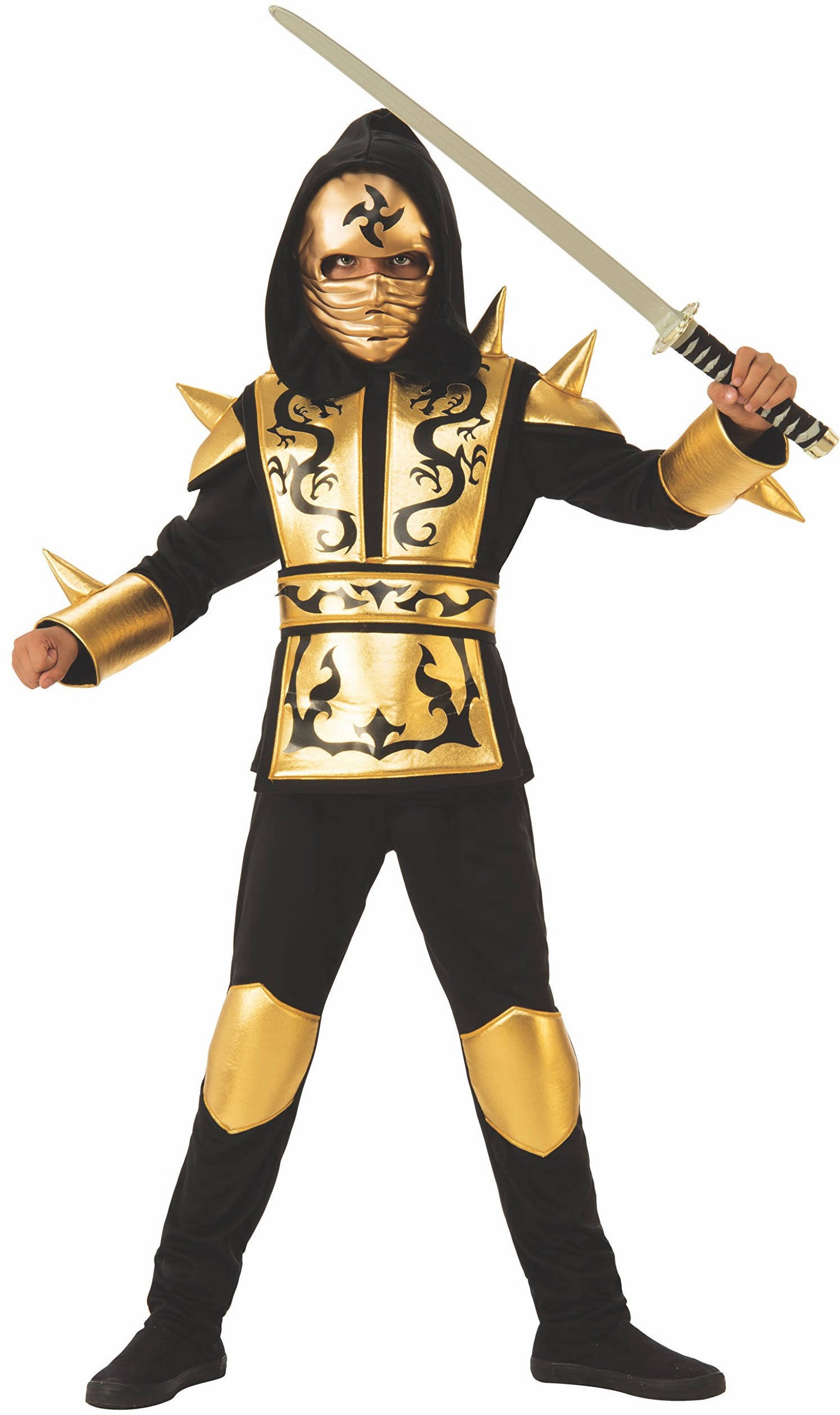 Disfraz de Ninja Dorado Infantil Ninjas Infantiles Rubies