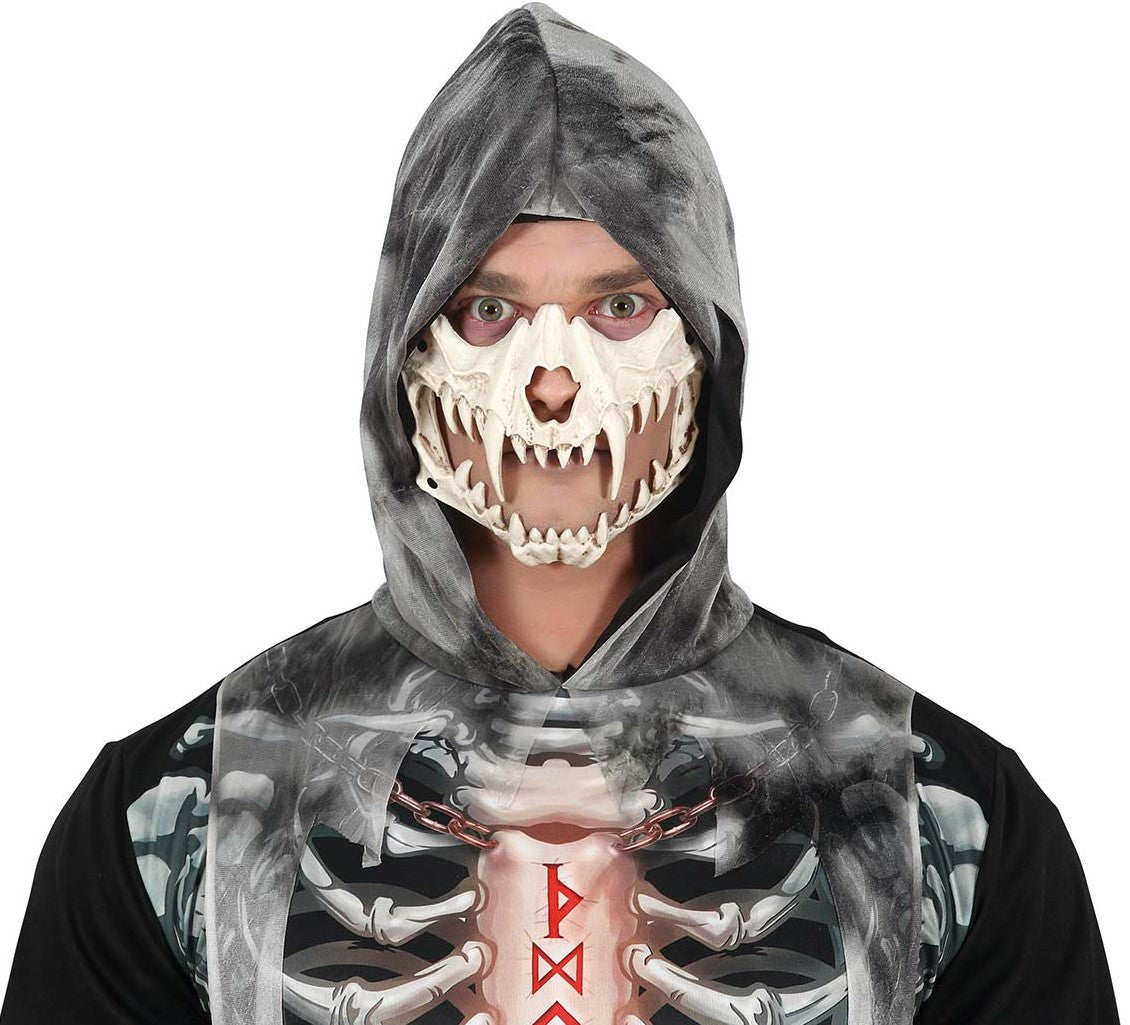 Máscara de Mandíbula Animal con Colmillos Máscaras Halloween Guirca