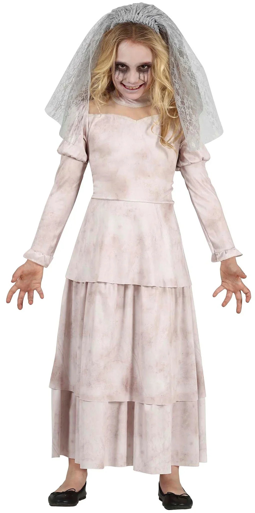 Disfraz de Novia Fantasma Llorona para Niña Novias Cadáver Guirca