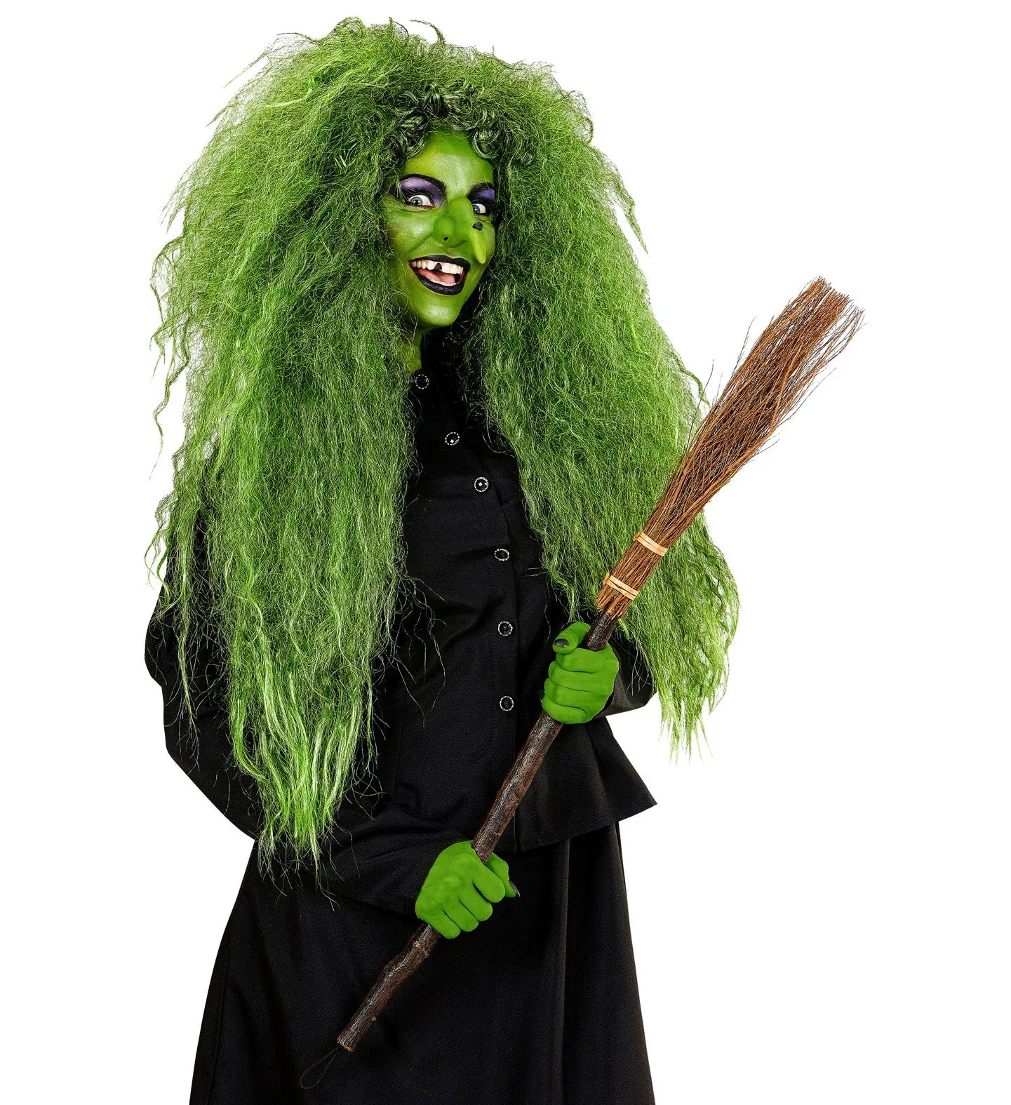 Escoba de Bruja Efecto Real COMPLEMENTOS Widmann