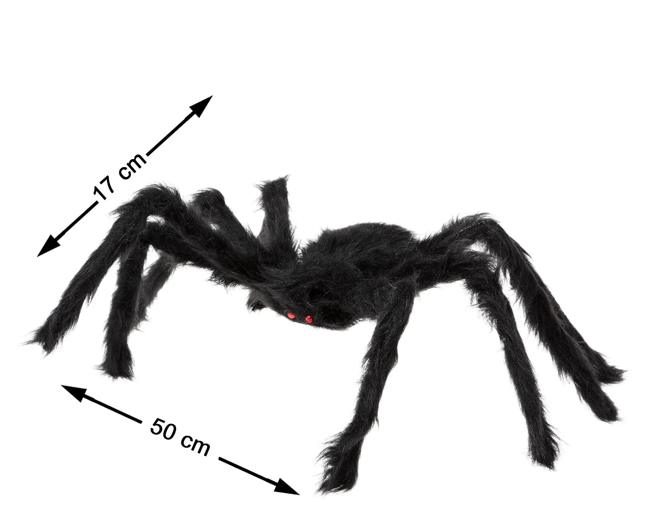 Tarántula con Pelo 50 cm Arañas y Telarañas Atosa