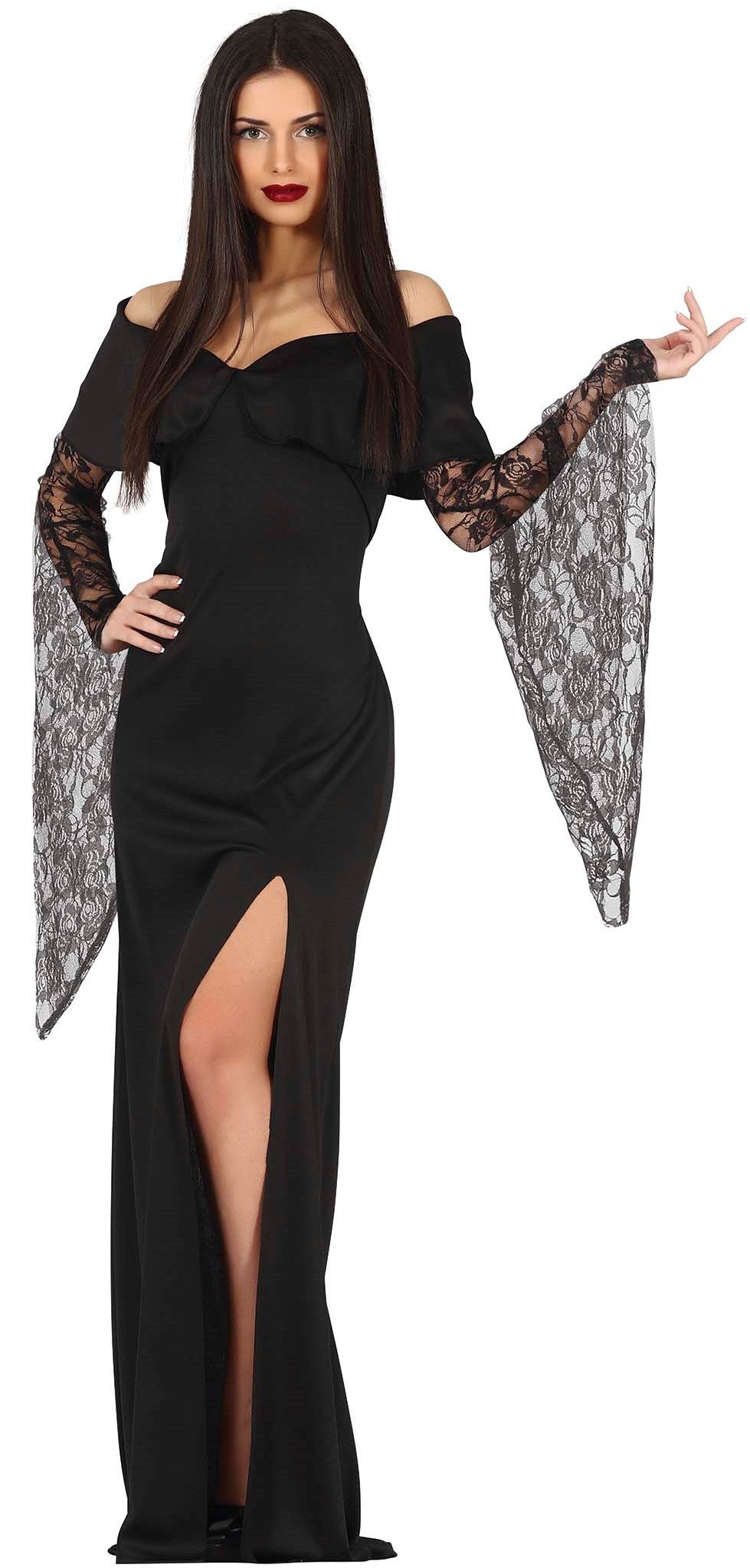 Disfraz de Morticia Addams Gótica para Adulta Morticia Addams Guirca