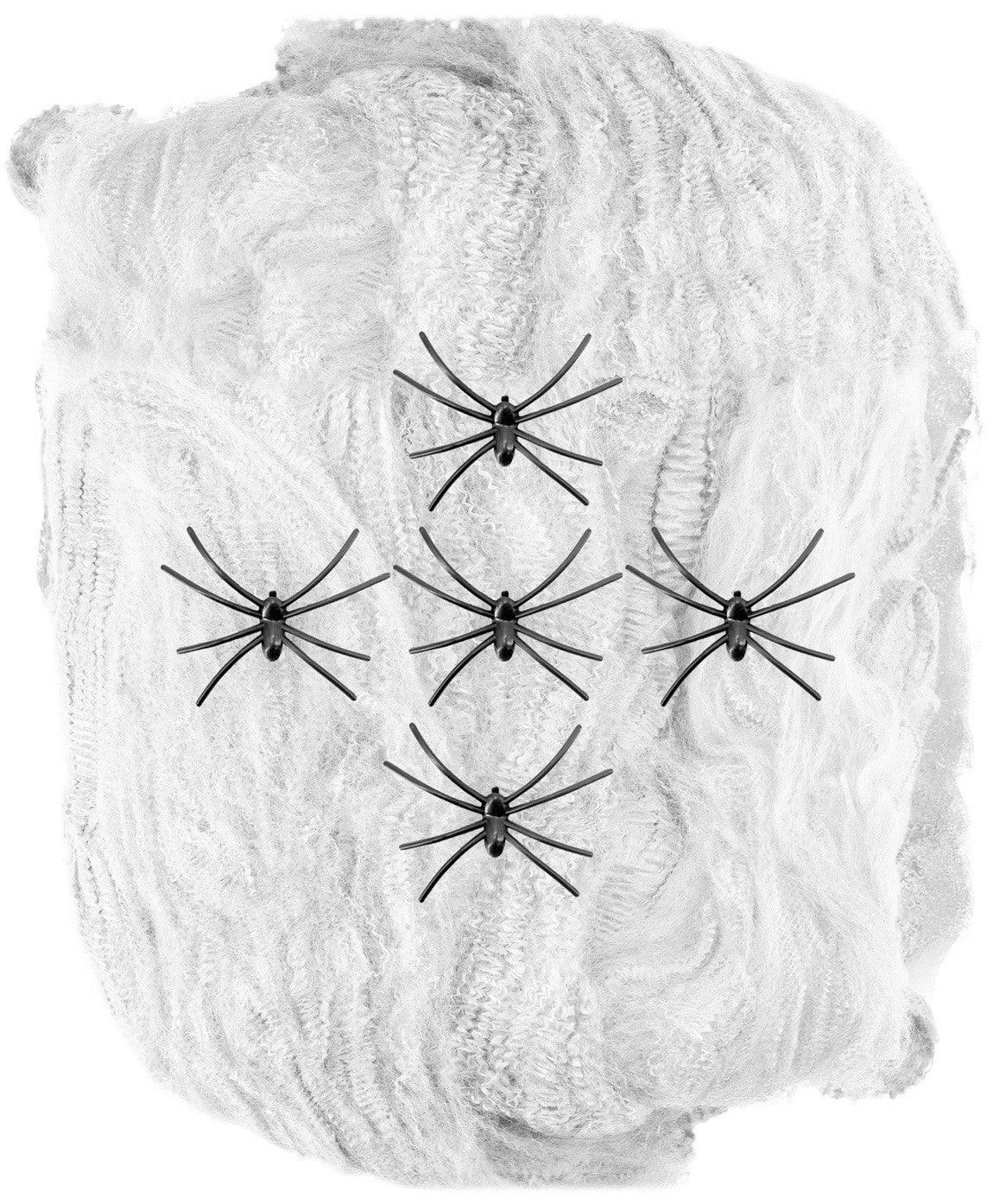 Tela de Araña Blanca Halloween Widmann