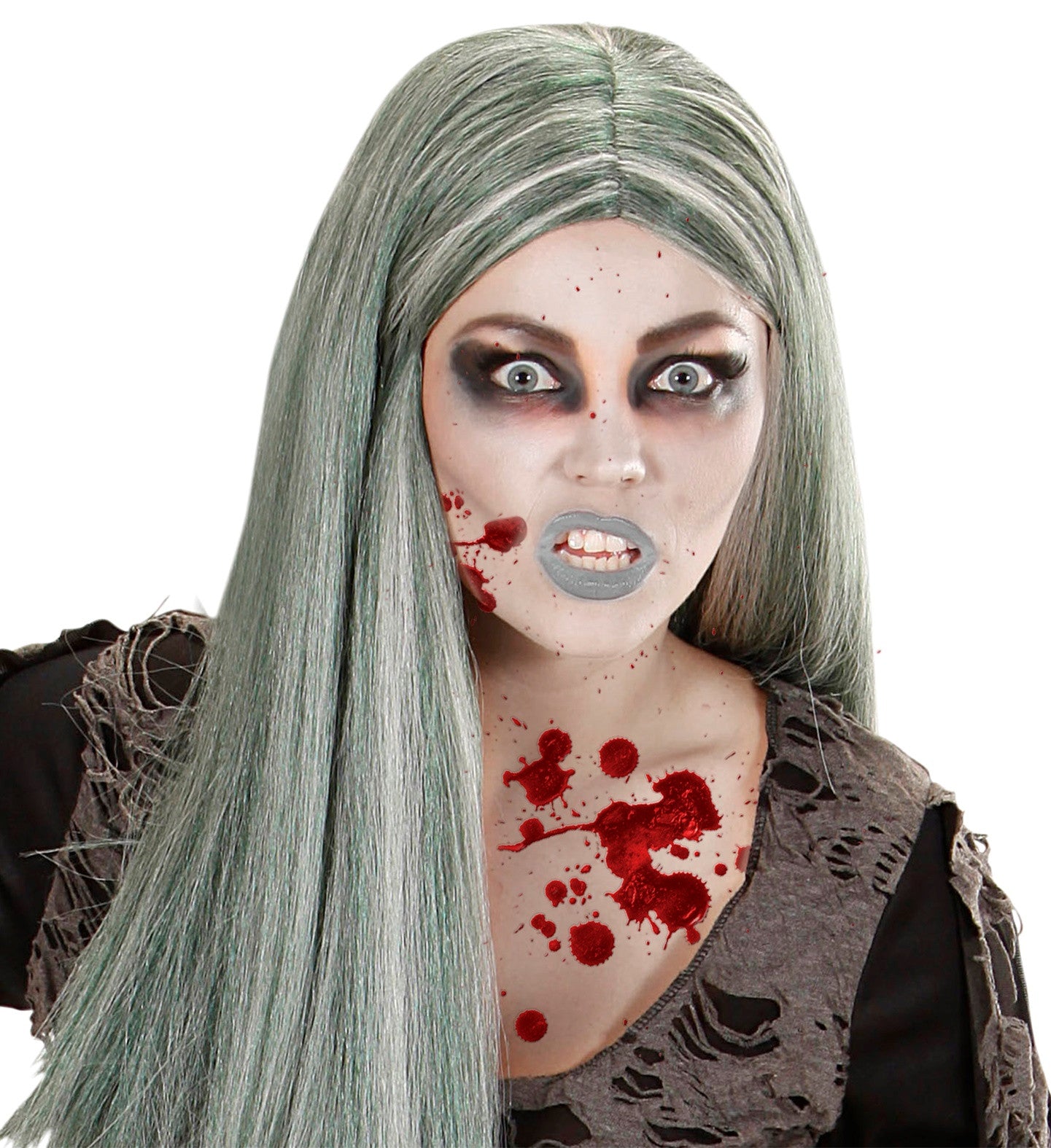 Kit de Maquillaje Zombie con Sangre y Látex Líquido Kits de Maquillaje Widmann