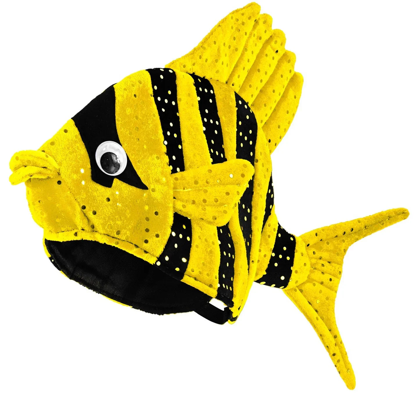 Gorro de Pez Tropical Amarillo y Negro Peces y Animales Marinos Widmann