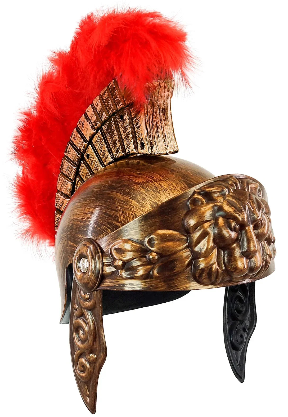 Casco de Centurión Romano con Penacho Rojo para Niño Complementos Romanos y Griegos Widmann