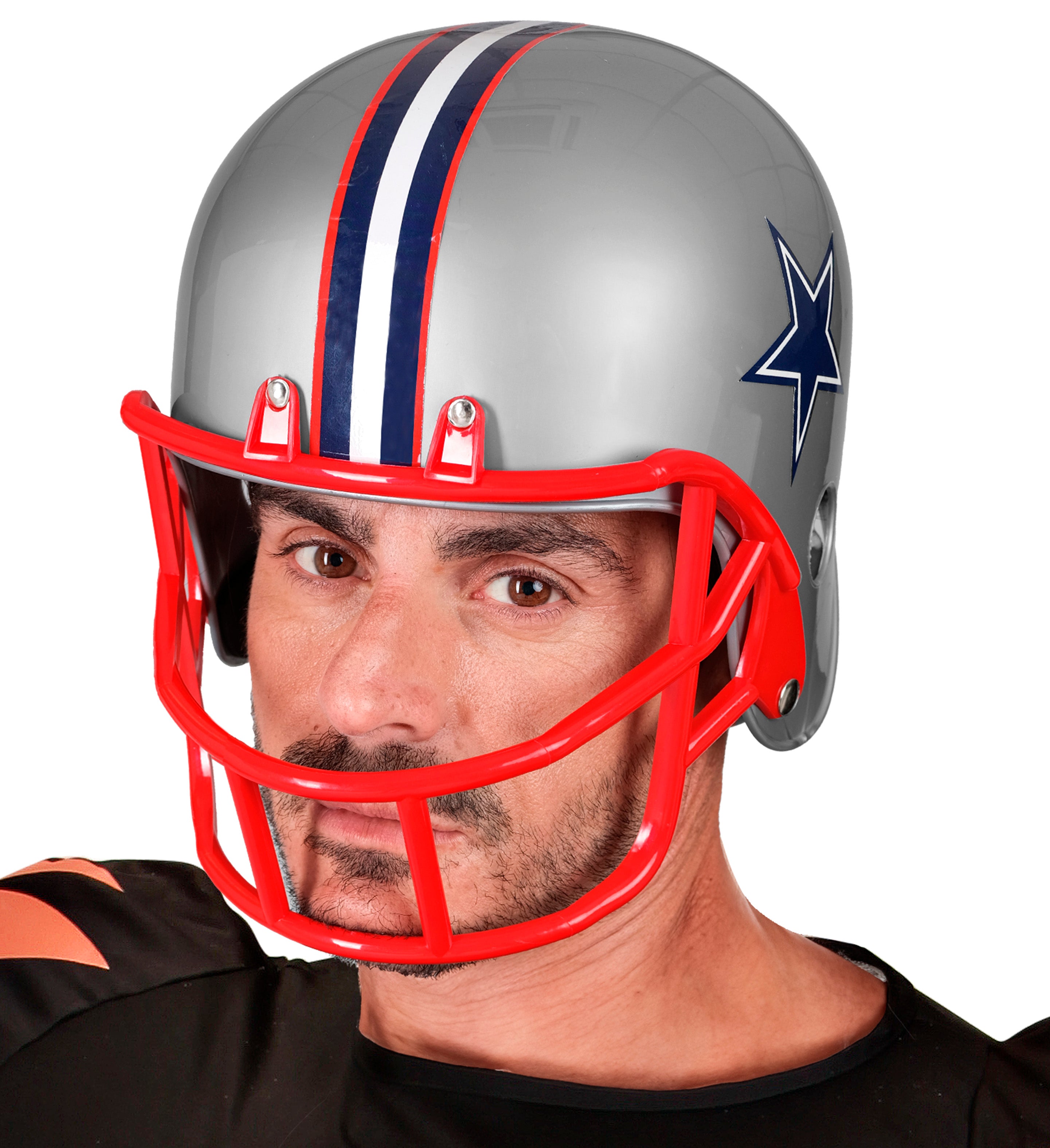 Casco de Fútbol Americano con Estrella Azul para Adulto Jugadores de Rugby Widmann