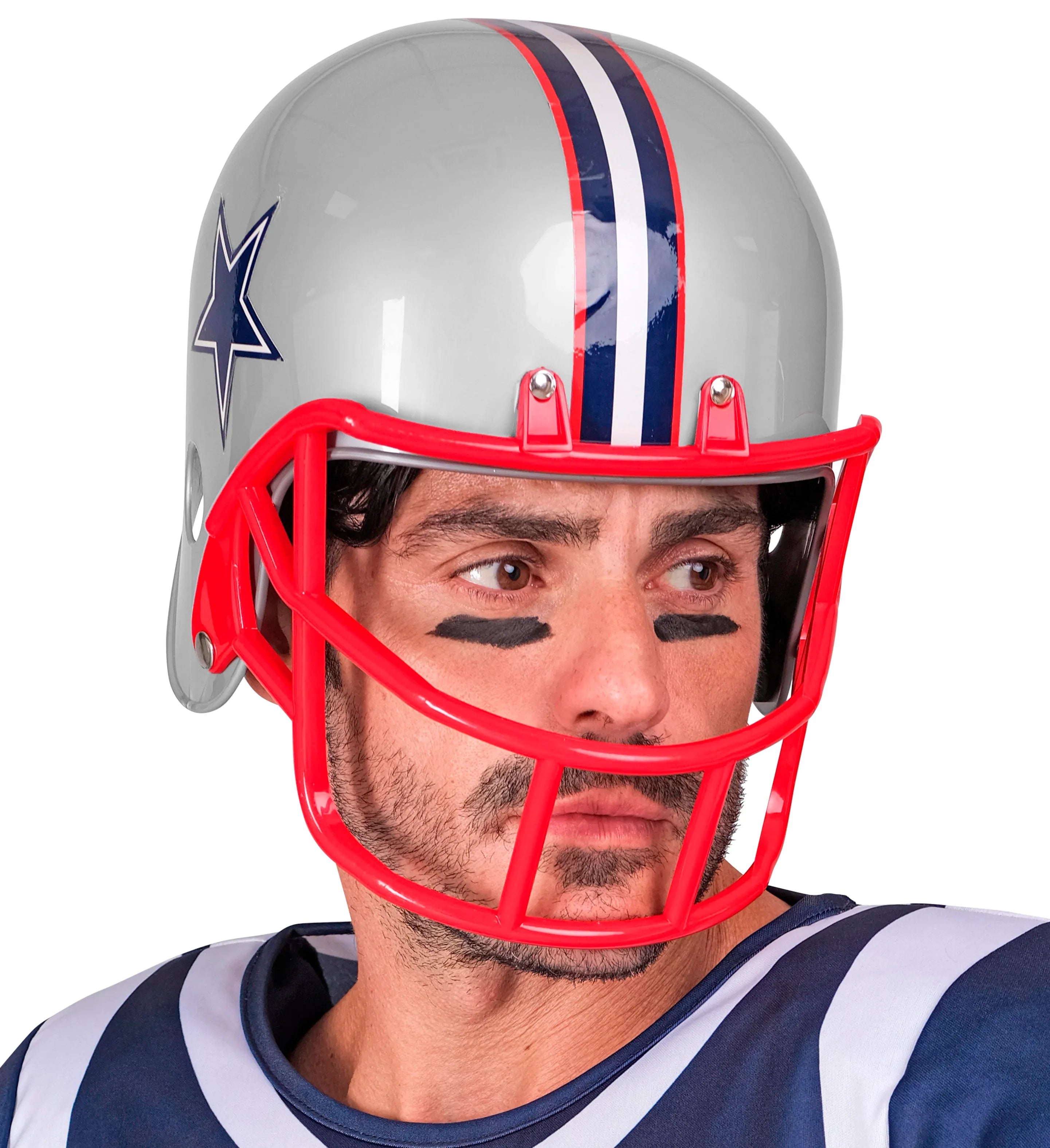 Casco de Fútbol Americano con Estrella Azul para Adulto Jugadores de Rugby Widmann