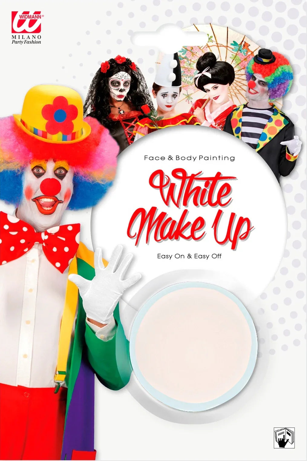 Maquillaje de color Blanco COMPLEMENTOS Widmann