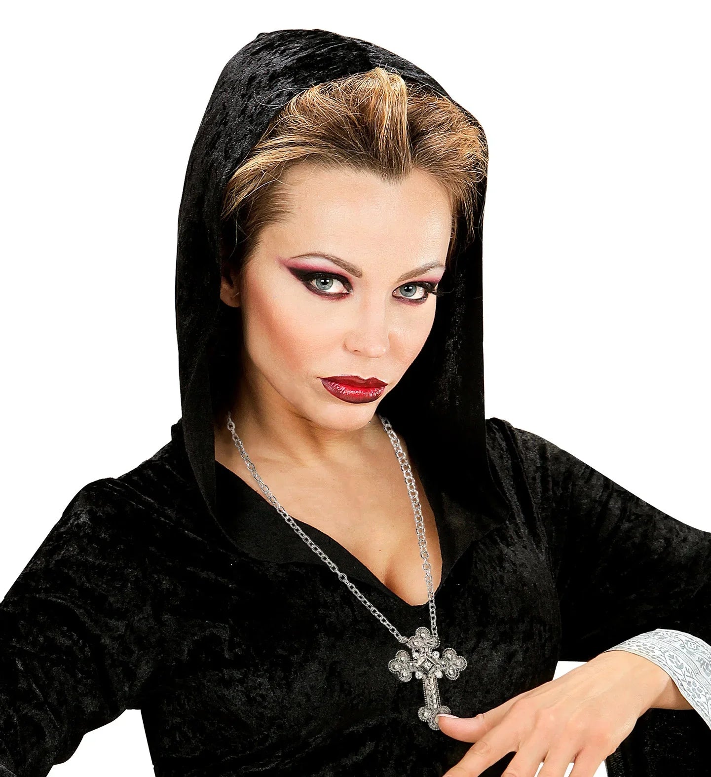 Cadena con Crucifijo Decorado con Pedrería Collares, Colgantes y Gargantillas Widmann