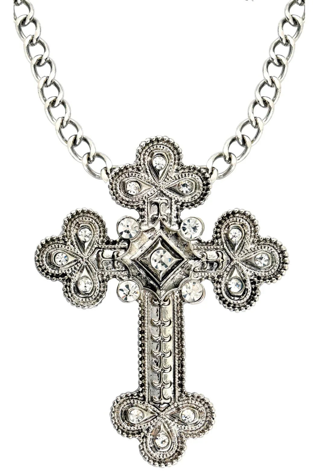 Cadena con Crucifijo Decorado con Pedrería Collares, Colgantes y Gargantillas Widmann