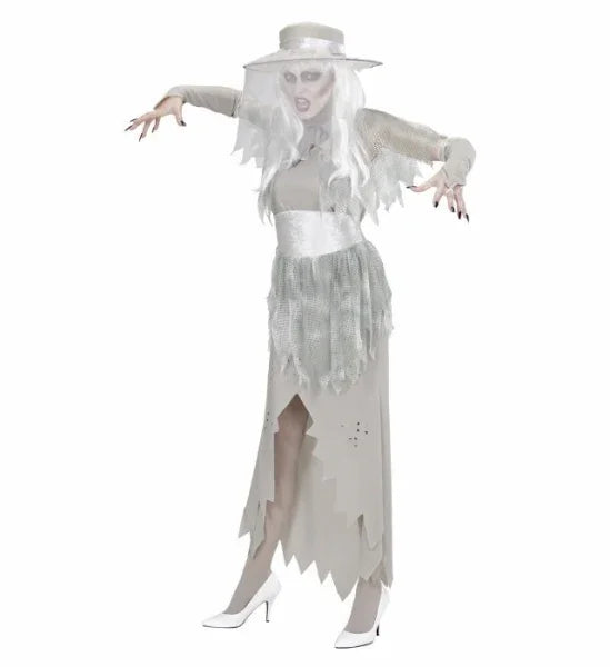 Disfraz de Señora Fantasma para Mujer Halloween Widmann