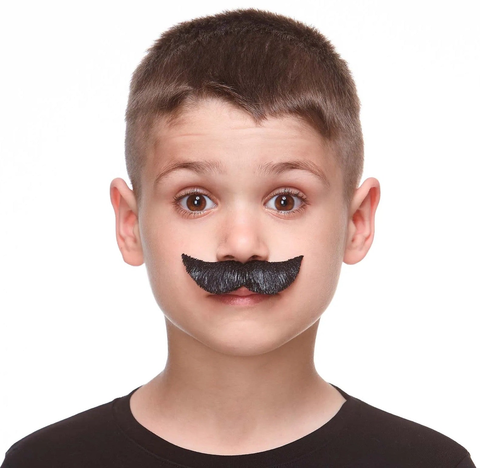 Bigote Negro Corto Infantil Barbas y Bigotes Viving