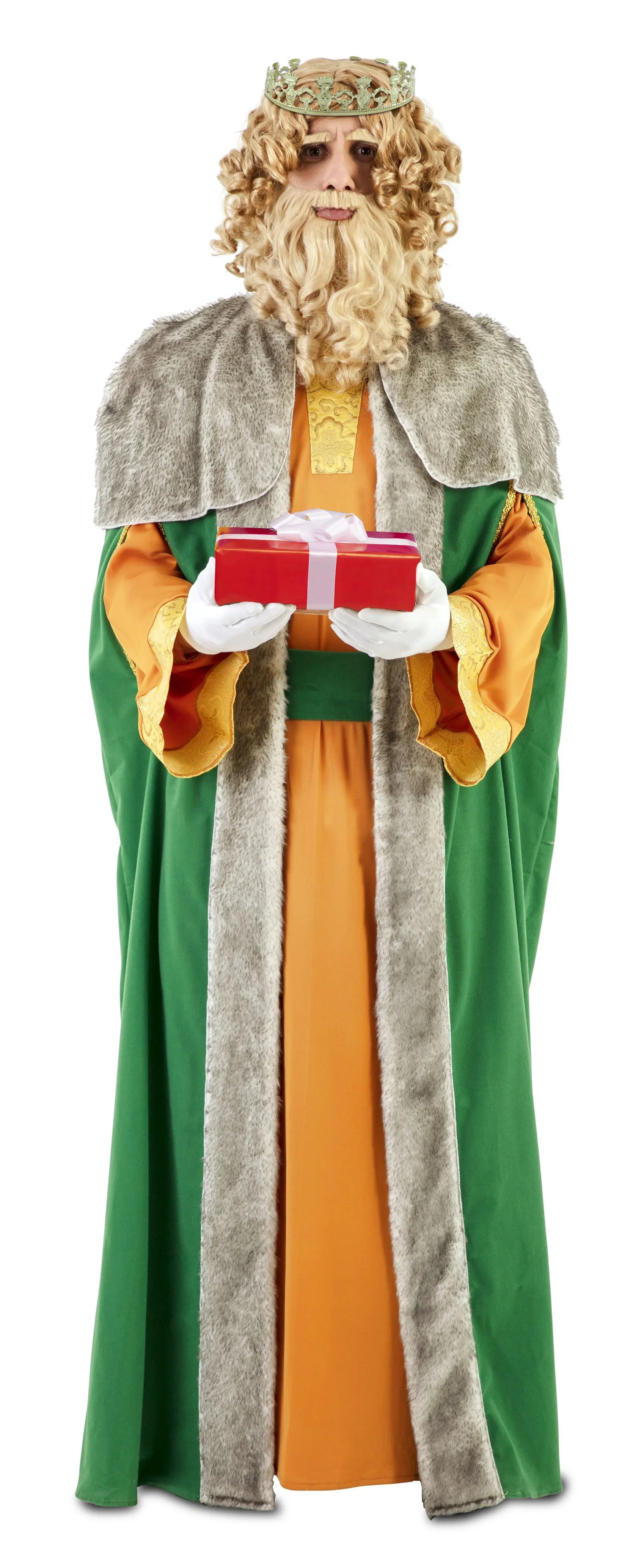 Verde Rey Disfraz de Rey Mago Verde Clásico para Hombre | Comprar Online