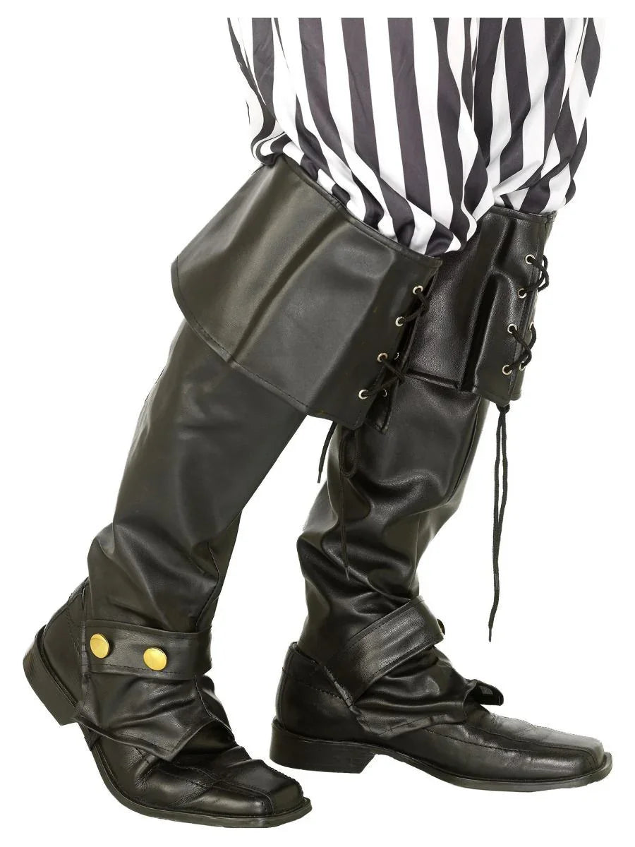 Cubrebotas Negros Premium Cubrezapatos y Botas Smiffys