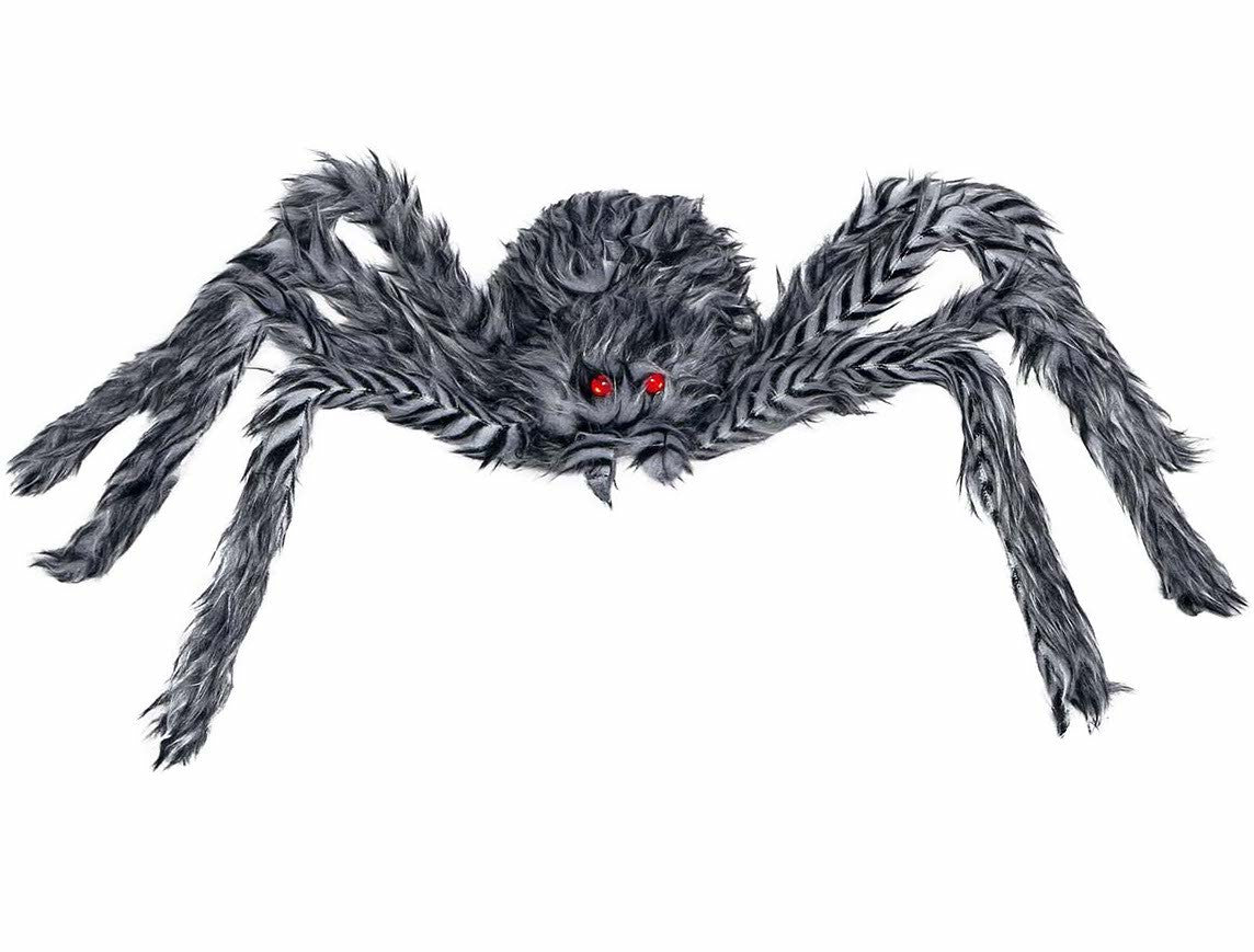 Araña Gris Peluda de 60cm Arañas y Telarañas Guirca