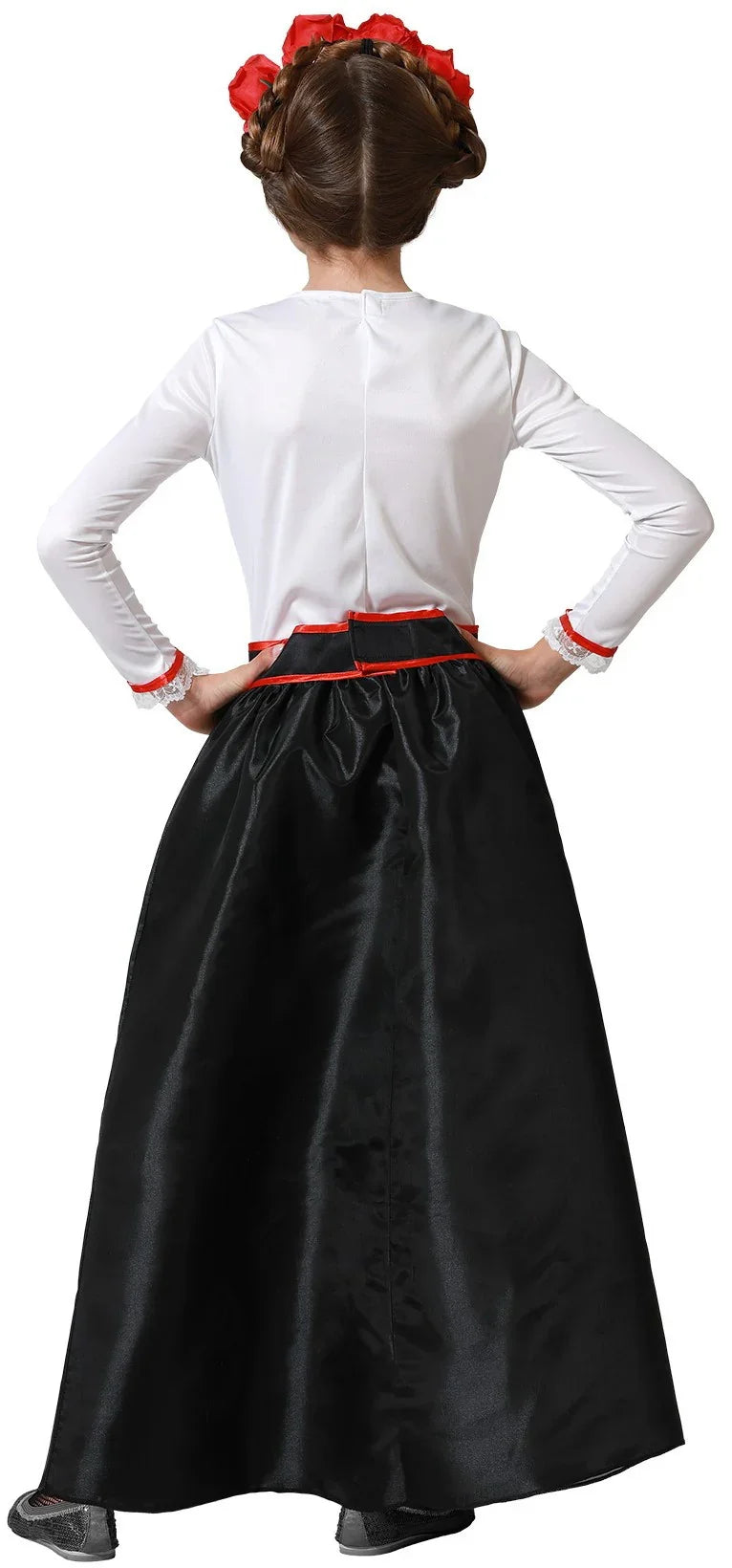 Disfraz de Catrina Esqueleto Infantil Catrina Atosa