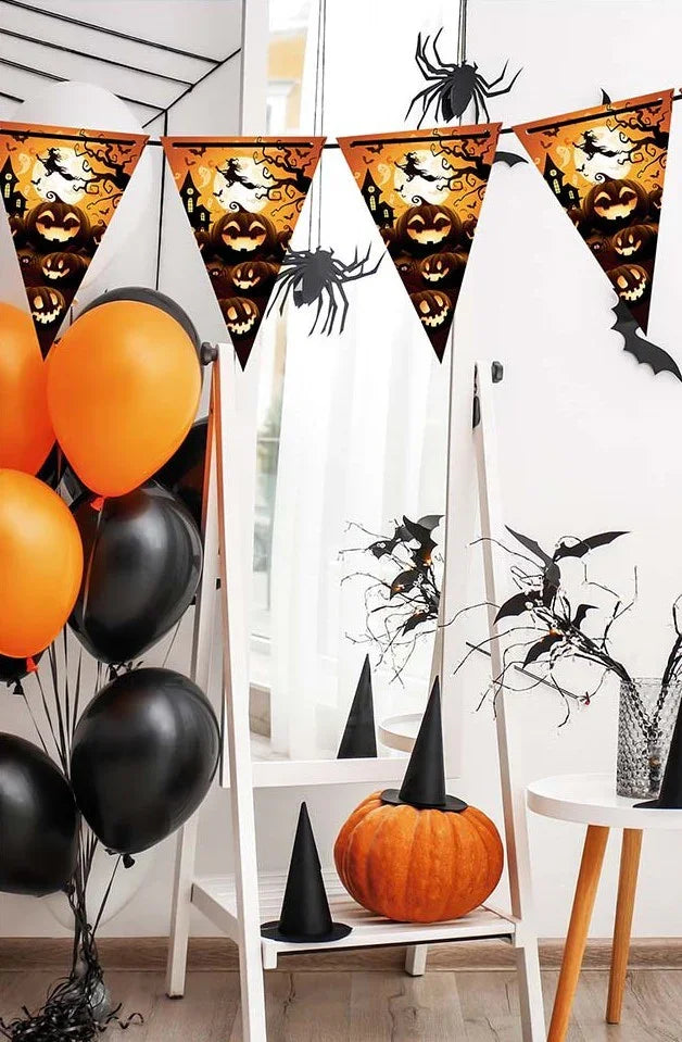 Guirnalda con Calabazas de la Noche de Halloween Guirnaldas de Halloween Guirca