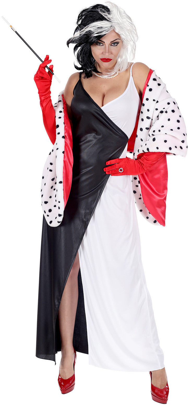 Disfraz de Cruela Malvada para Mujer Cruella de Vil Widmann