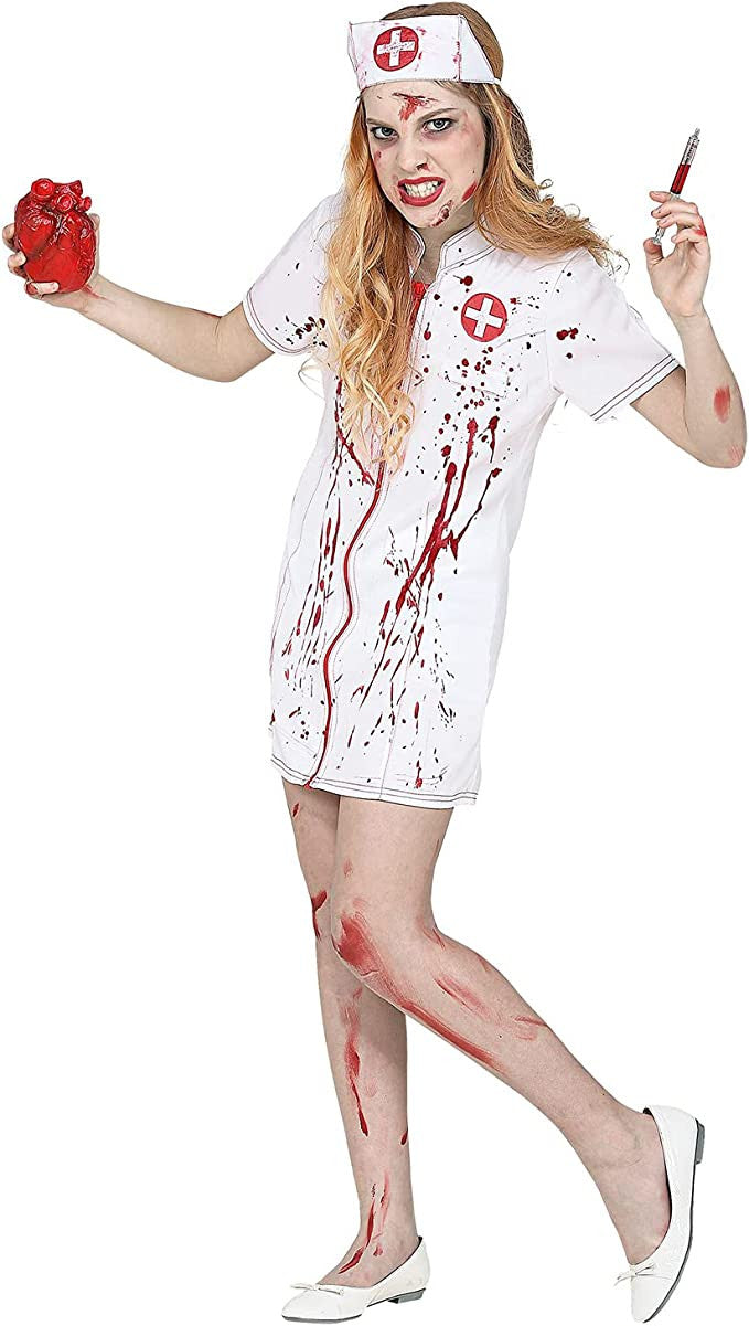 Disfraz de Enfermera Zombie para Niña Enfermera Widmann
