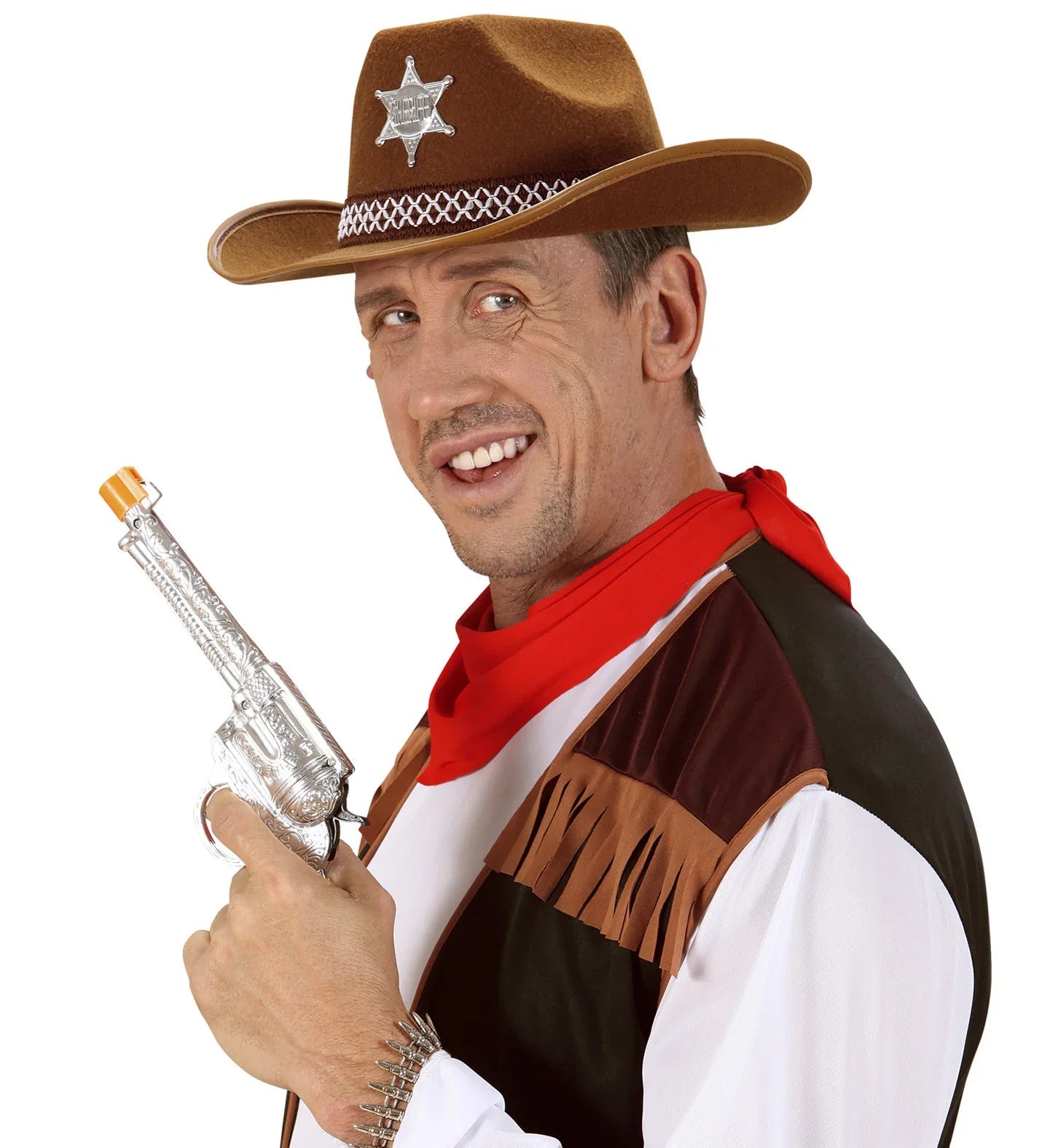 Sombrero marron Sheriff COMPLEMENTOS Widmann