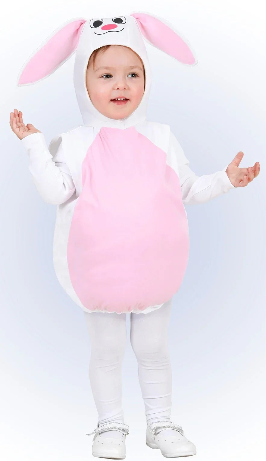 Disfraz de Conejito Blanco y Rosa para Bebé Conejo Widmann
