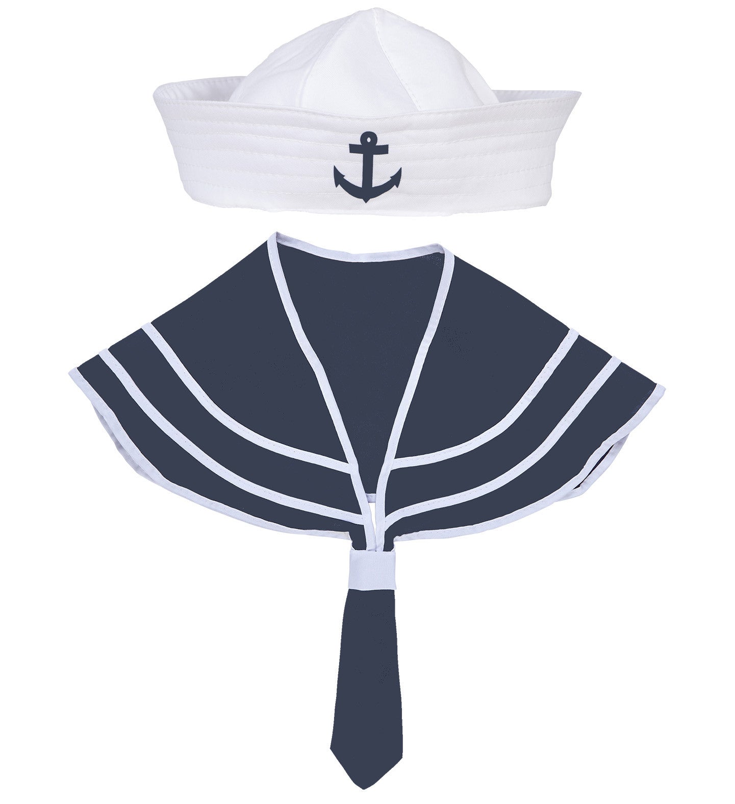 Kit de Disfraz de Marinero con Gorra y Pañuelo Complementos Marineros Widmann