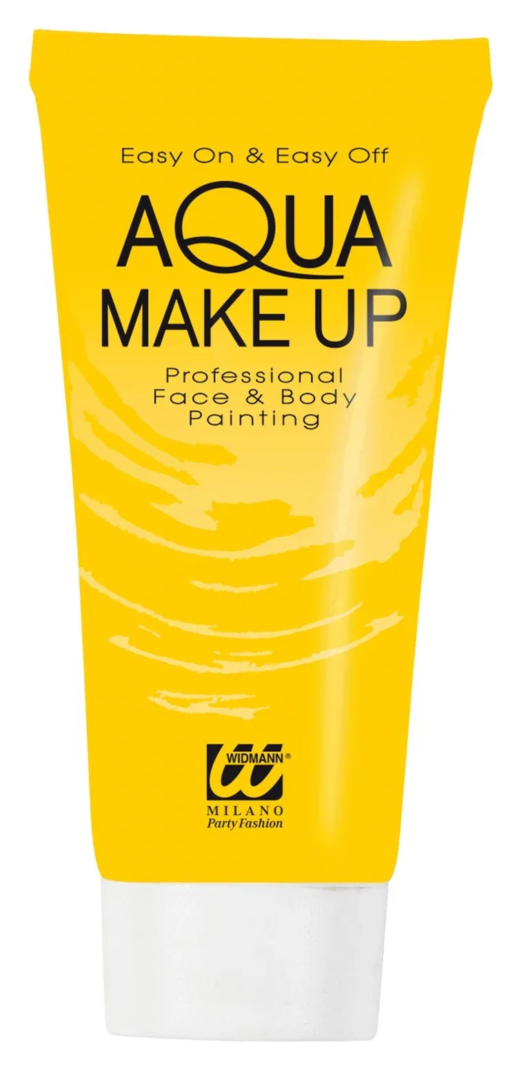 Maquillaje al Agua Amarillo en Tubo Maquillaje al Agua Widmann