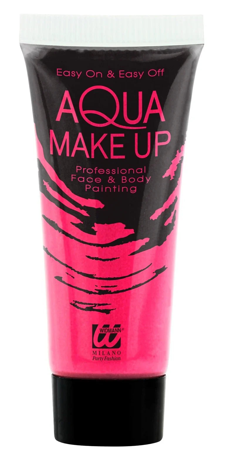 Maquillaje al Agua Rosa Neón en Tubo Maquillaje al Agua Widmann