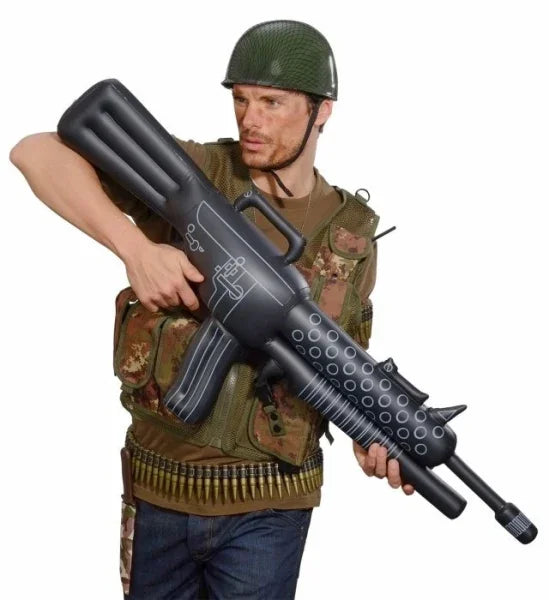 Metralleta Hinchable 112 cm COMPLEMENTOS Widmann