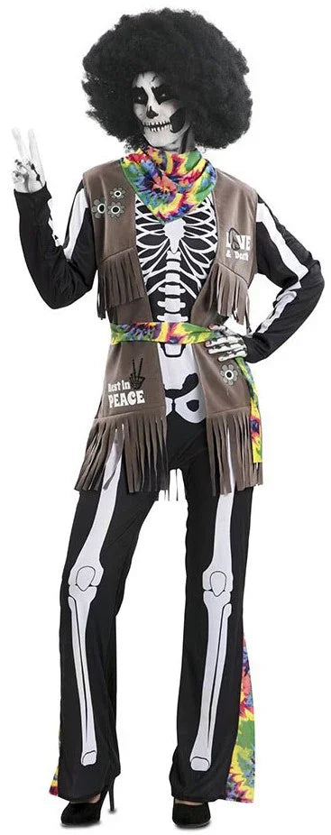 Disfraces para Grupo de Esqueletos Hippies Esqueletos Disfraces Simon