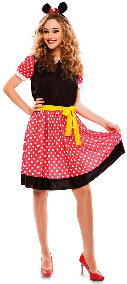 Disfraces en Pareja de Ratoncitos Mickey y Minnie Mickey Mouse & Minnie Mouse Disfraces Simon