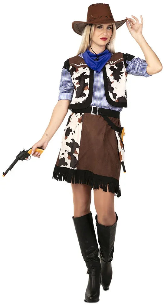 Disfraces para Grupo de Vaqueros con Estampado de Vaca Vaquero Disfraces Simon