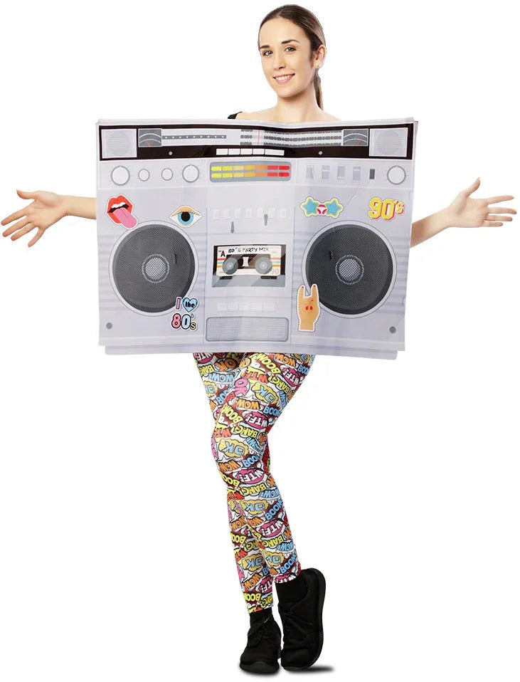 Disfraces en Pareja de Cassette y Radiocasete Años 80 Años 80 Disfraces Simon