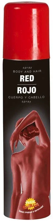Maquillaje en Spray para Cuerpo y Cabello en Colores Spray para Pelo Guirca