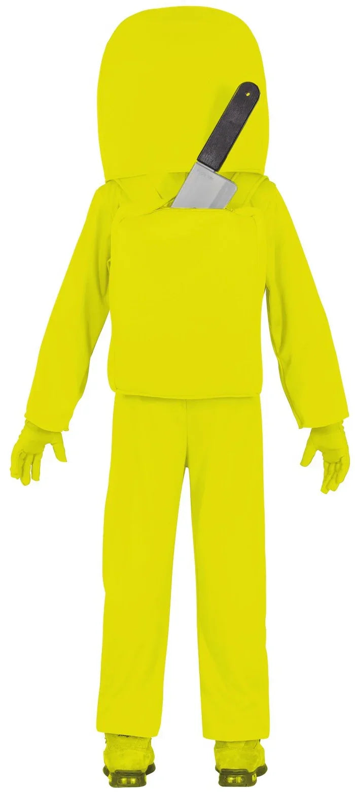 Disfraz de Among Us Amarillo Impostor para Niño Comprar Online