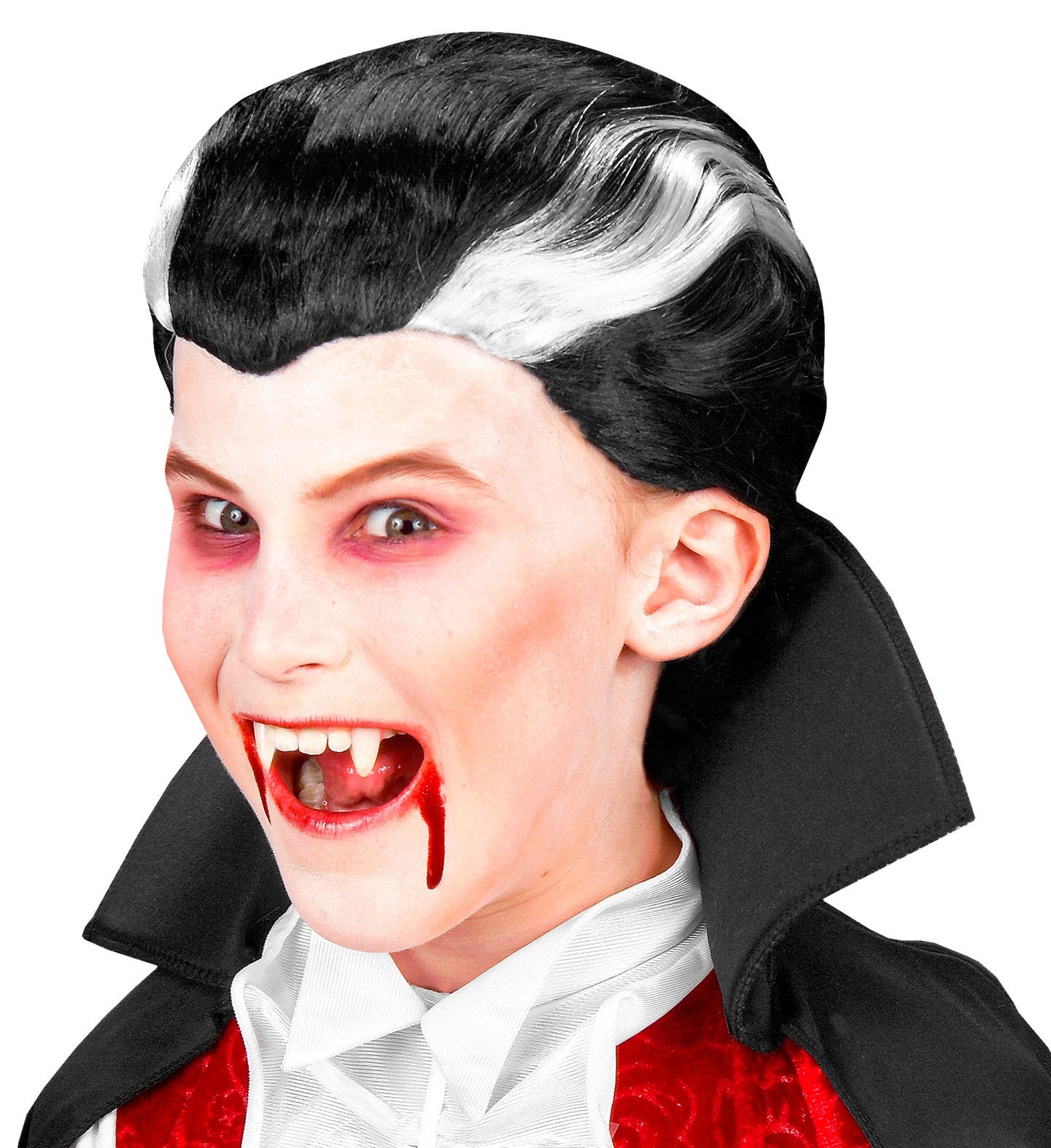 Peluca de Vampiro Conde Drácula para Niño Vampiros y vampiresas Widmann