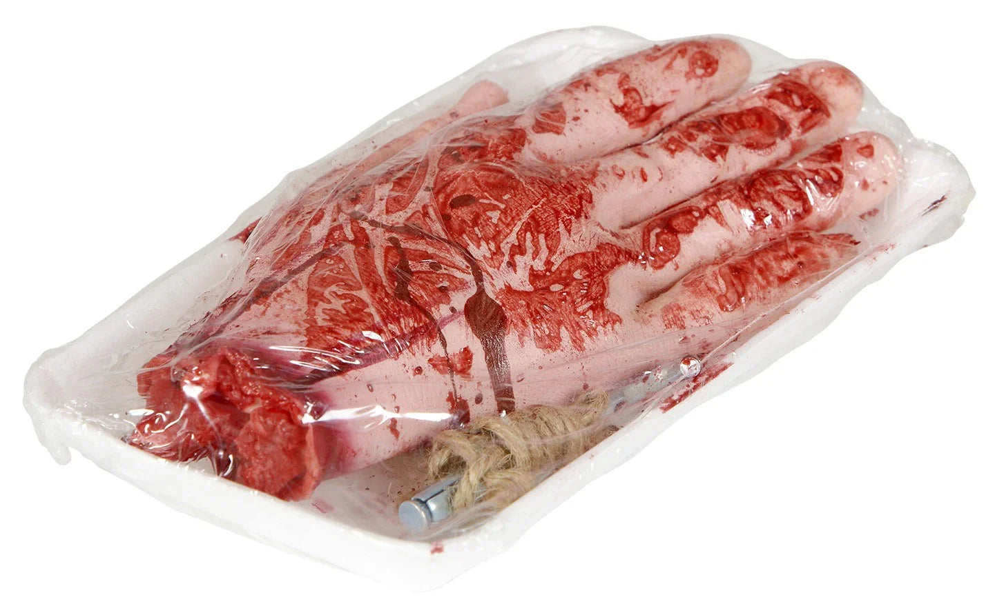 Mano Mutilada Sangrienta Envasada para Colgar Figuras Colgantes Widmann