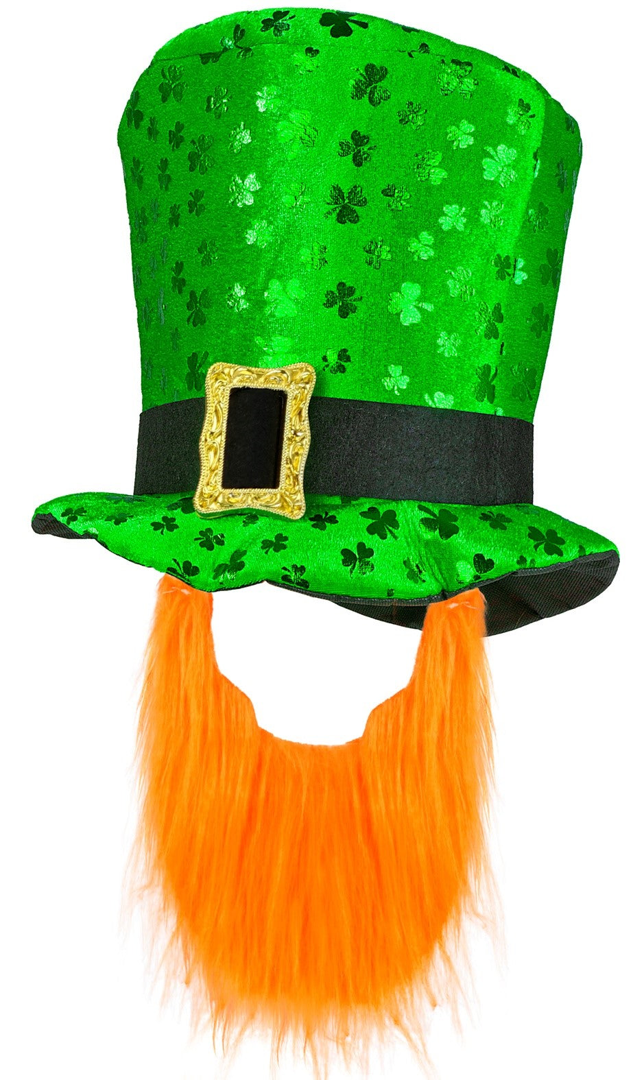 Gorro de San Patricio Verde con Barba Pelirroja San Patricio Widmann