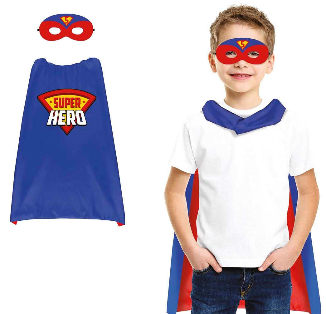 Kit de Superhéroe Super Hero Infantil Superman y Supergirl Guirca