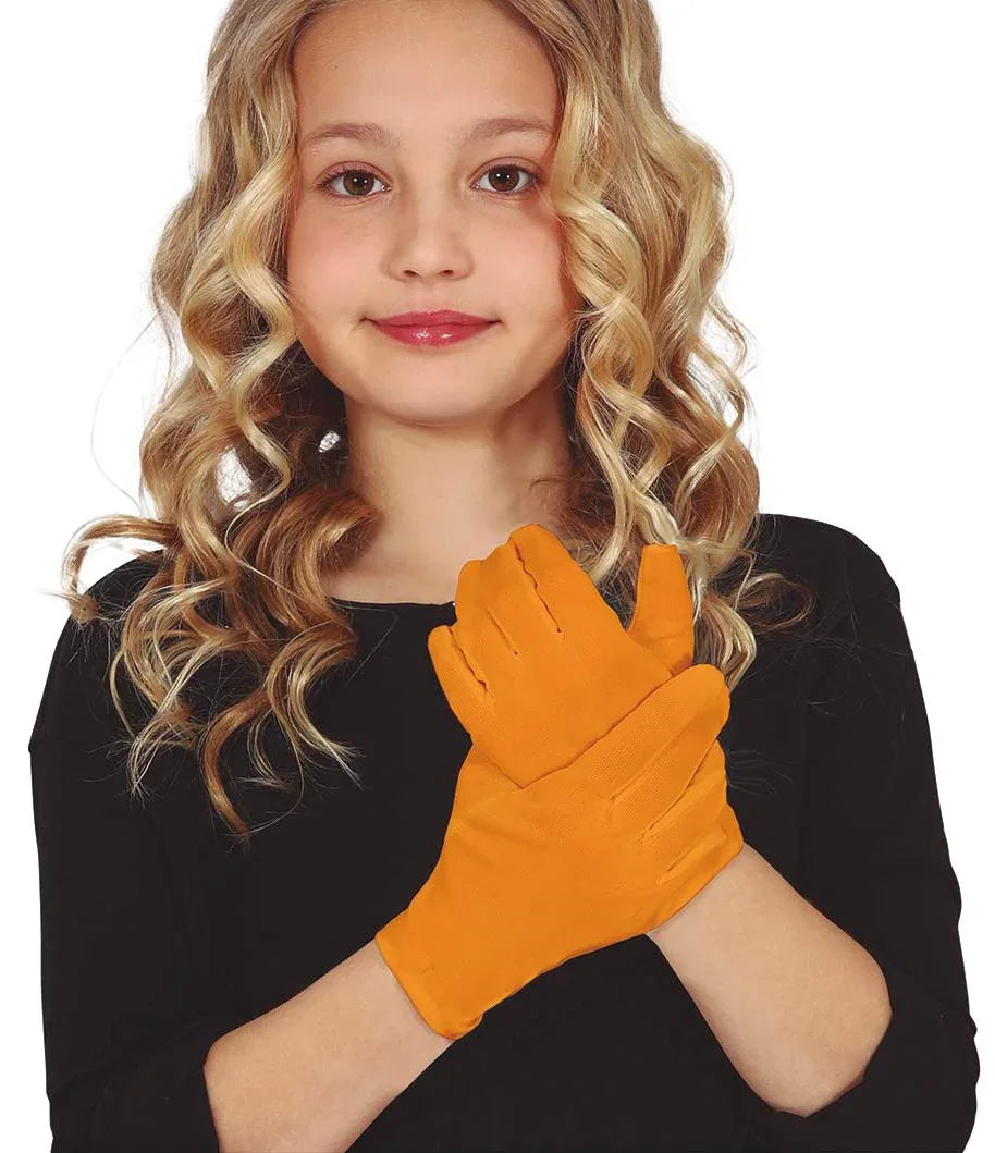 Guantes Naranjas Infantiles Guantes Guirca