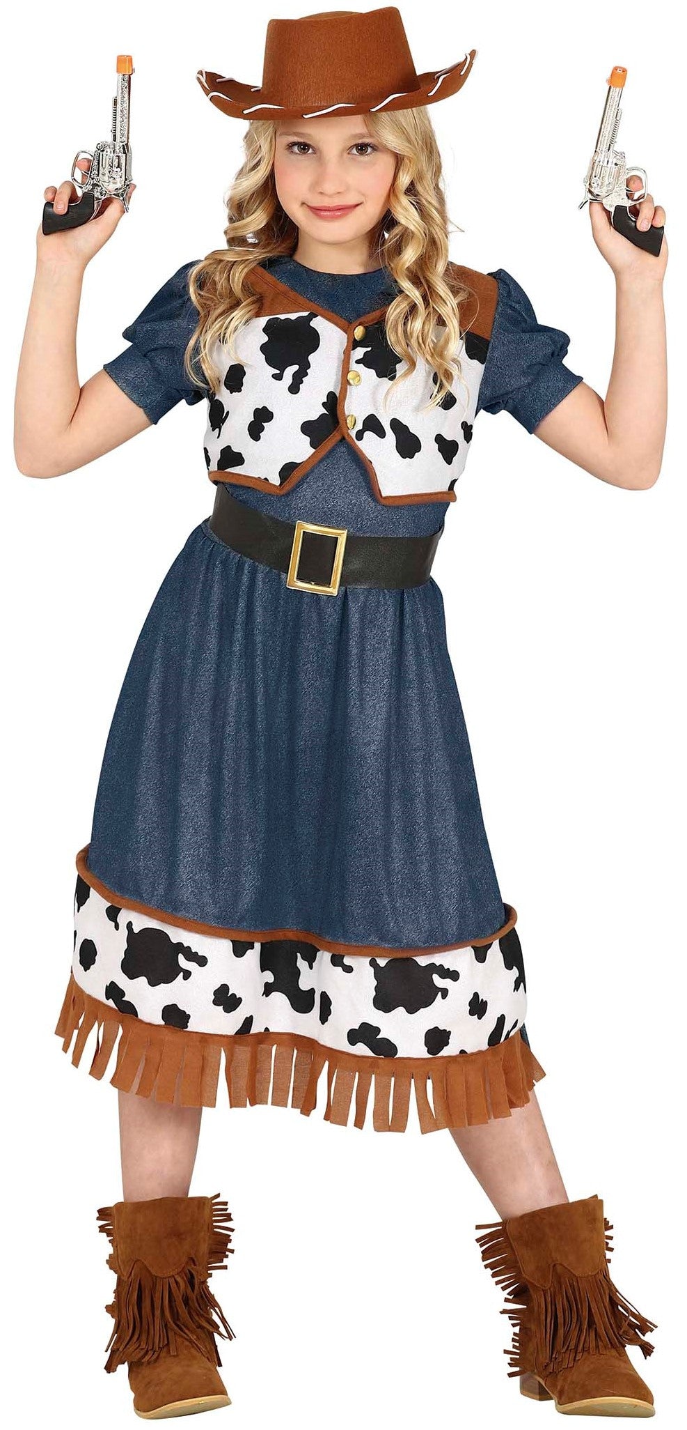 Disfraz de Vaquera Cowgirl para Niña Vaqueros Infantiles Guirca