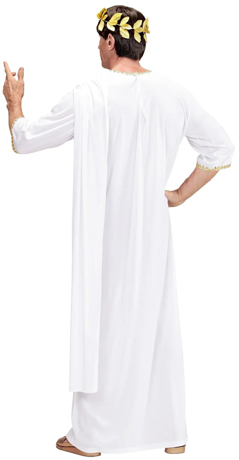 Túnica Romana Blanca Unisex para Adulto Disfraces Baratos Widmann