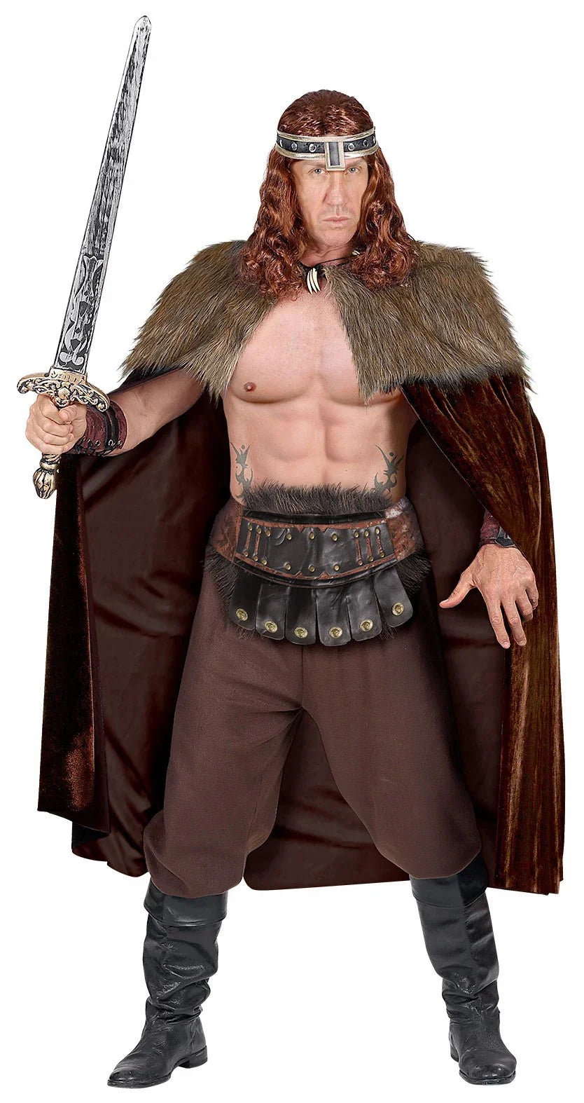 Capa de Guerrero Vikingo para Adulto Complementos Vikingos Widmann