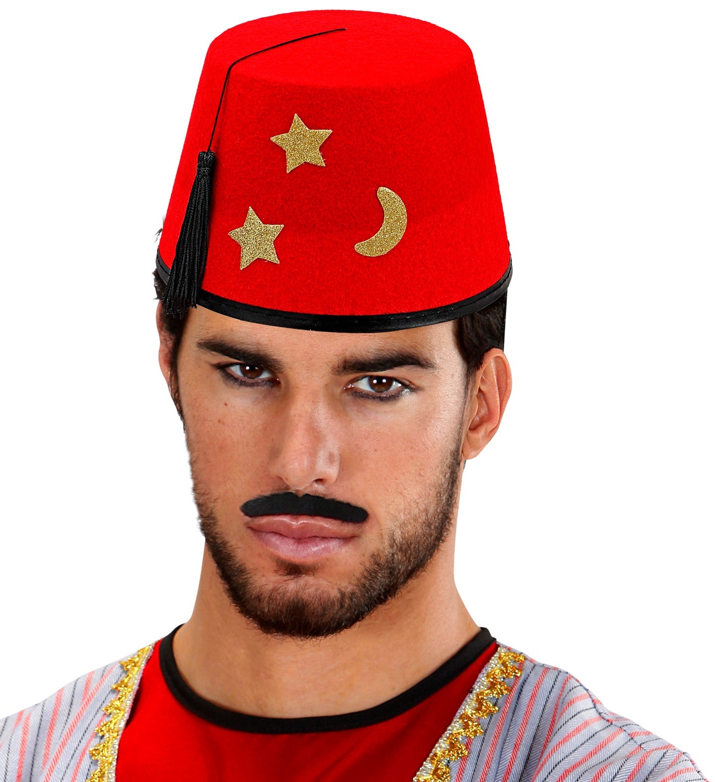 Gorro Fez Rojo de Turco Complementos Árabes Widmann