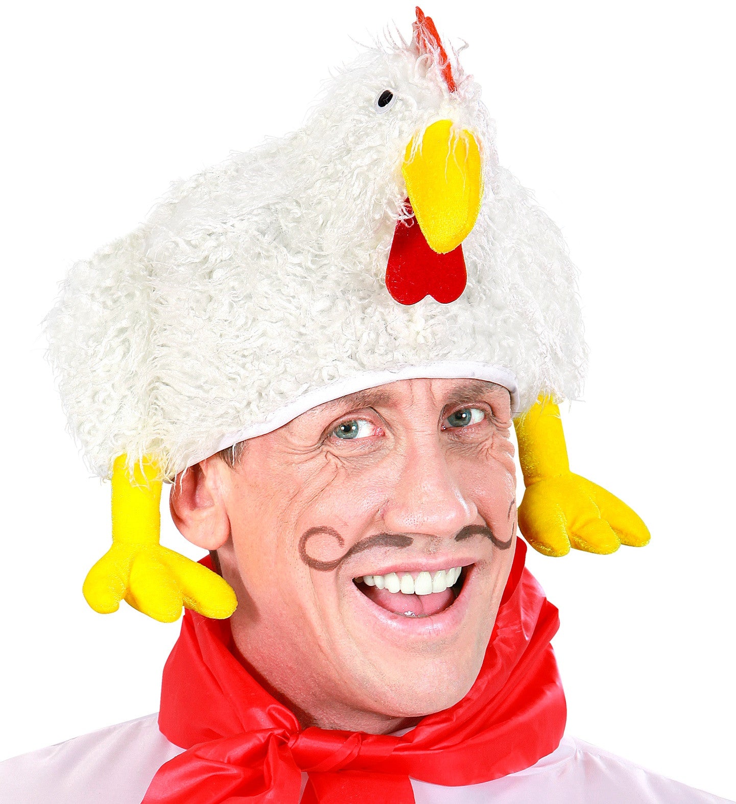 Gorro de Pollo Blanco Pollo y Gallina Widmann