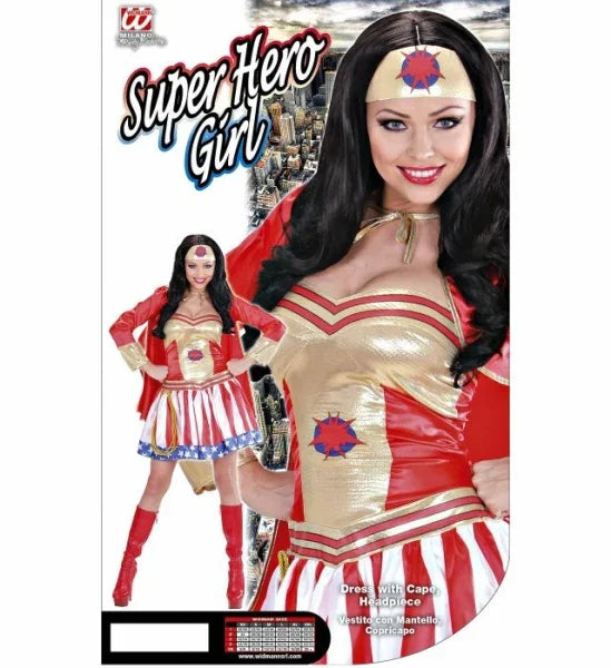 Disfraz de Super Hero Girl Adultos Widmann
