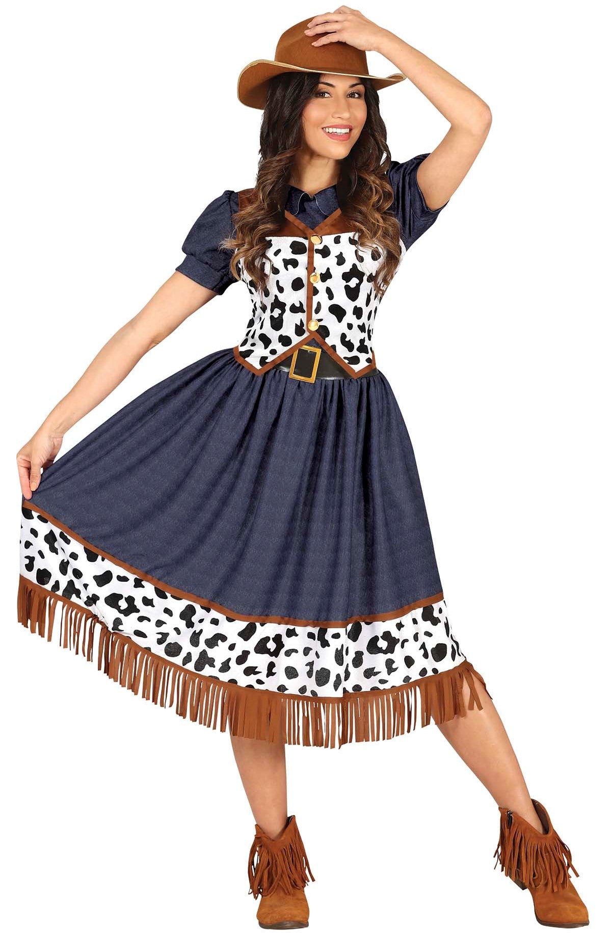 Disfraz de Vaquera Cowgirl para Mujer Vaquero Guirca
