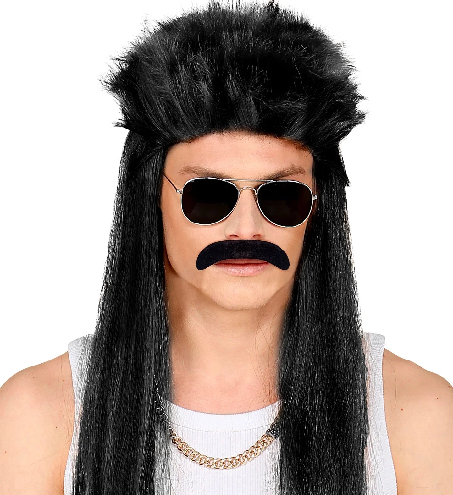 Bigote Adhesivo Negro COMPLEMENTOS Widmann